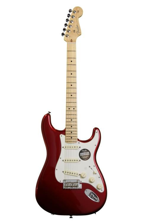 Fender American Standard Stratocaster - Mystic Red with Maple Fingerboard