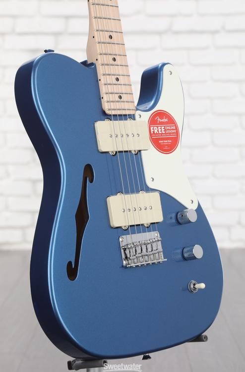 Squier Paranormal Cabronita Telecaster Thinline - Lake Placid Blue