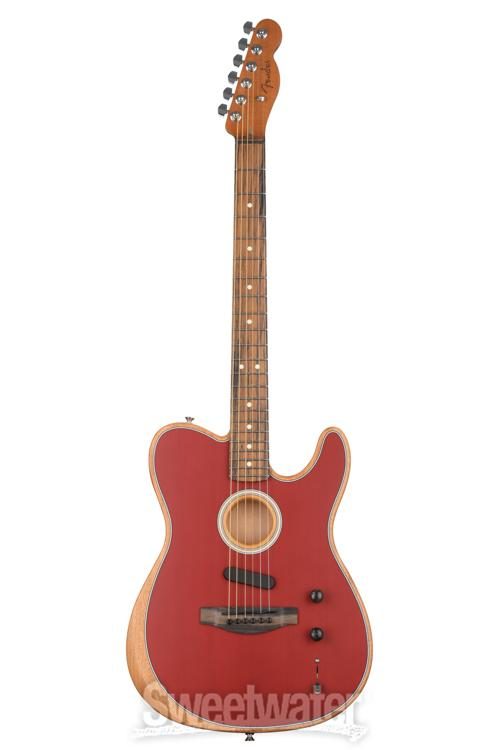 Fender American Acoustasonic Telecaster - Crimson Red