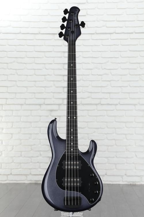 Ernie Ball Music Man StingRay Special 5 HH Bass Guitar - Eclipse Sparkle,  Sweetwater Exclusive