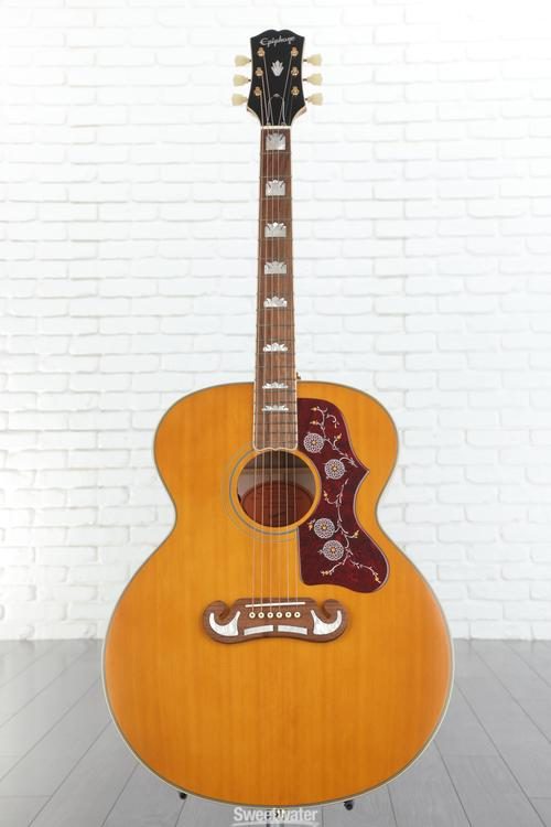 Epiphone J-200 Acoustic Guitar - Aged Natural Antique Gloss