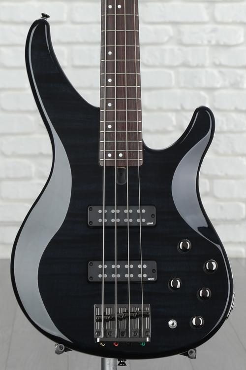 Yamaha TRBX604FM Bass Guitar - Trans Black | Sweetwater