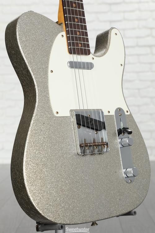 Fender Custom Shop Limited-edition '60 Telecaster Journeyman Relic Electric  Guitar - Silver Sparkle