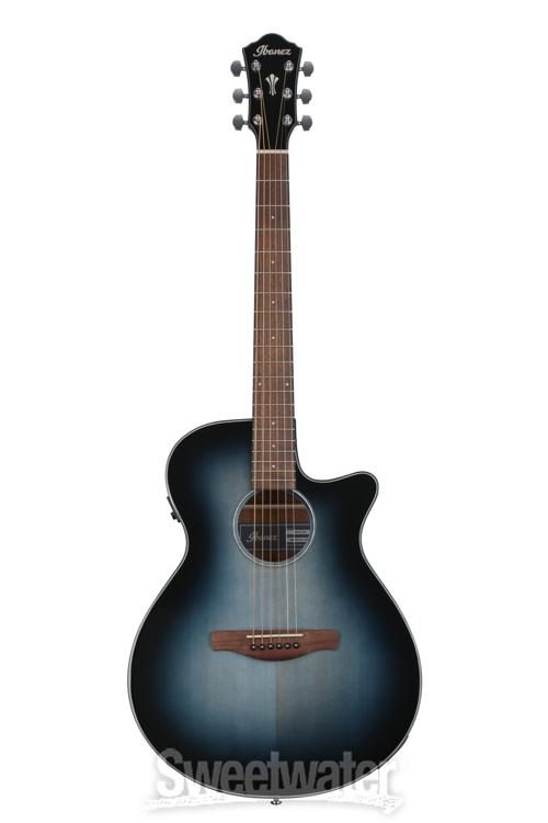 Ibanez AEG50 Acoustic-Electric Guitar - Indigo Blue Burst High Gloss