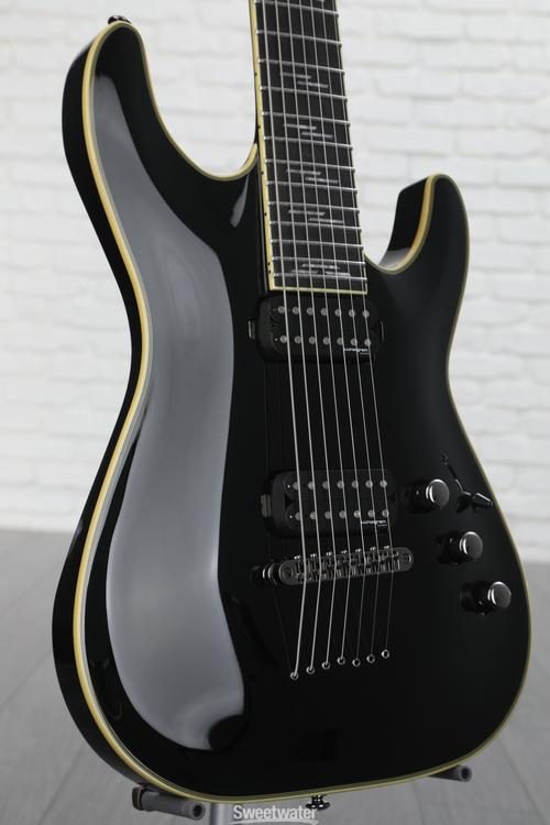 Schecter C-7 Blackjack Electric Guitar - Black Gloss