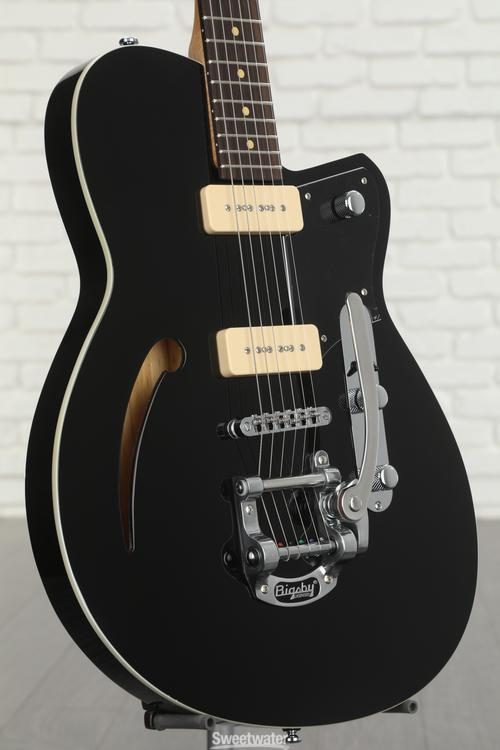 Reverend Club King 290 Electric Guitar - Midnight Black with