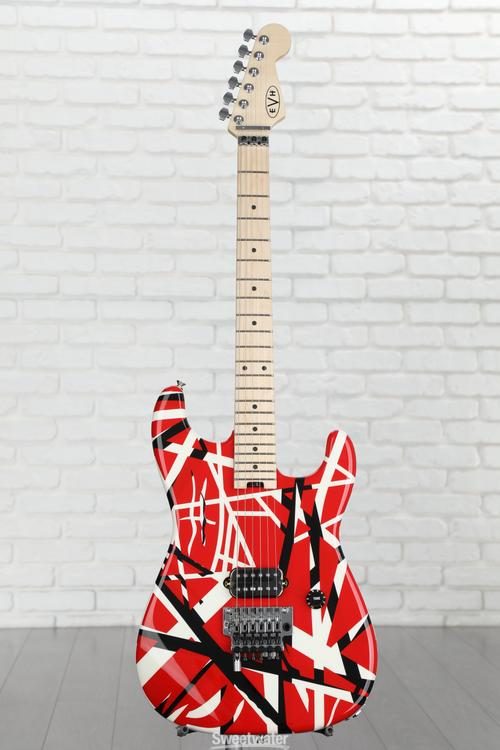 GUITARRA EVH STRIPED SERIES RBW 510-7902-503 RED BLACK WHITE  Pride Music  Shop - GUITARRA EVH STRIPED SERIES RBW 510-7902-503 RED BLACK WHITE