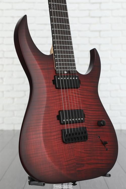 Schecter Sunset-7 Extreme 7-string Baritone Electric Guitar Scarlet Burst  Sweetwater