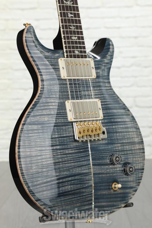 PRS Santana Retro Electric Guitar - Faded Whale Blue 10-Top PRS Santana Retro Electric Guitar - Faded Whale Blue 10-Top