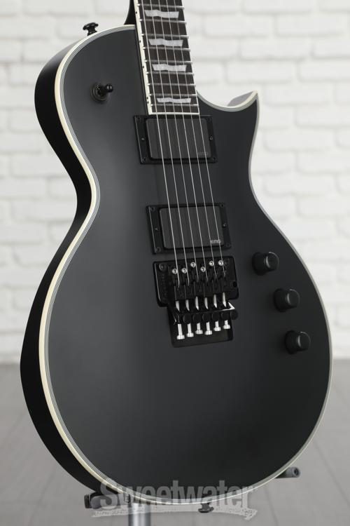 ESP LTD EC-1000FR Electric Guitar - Black Satin