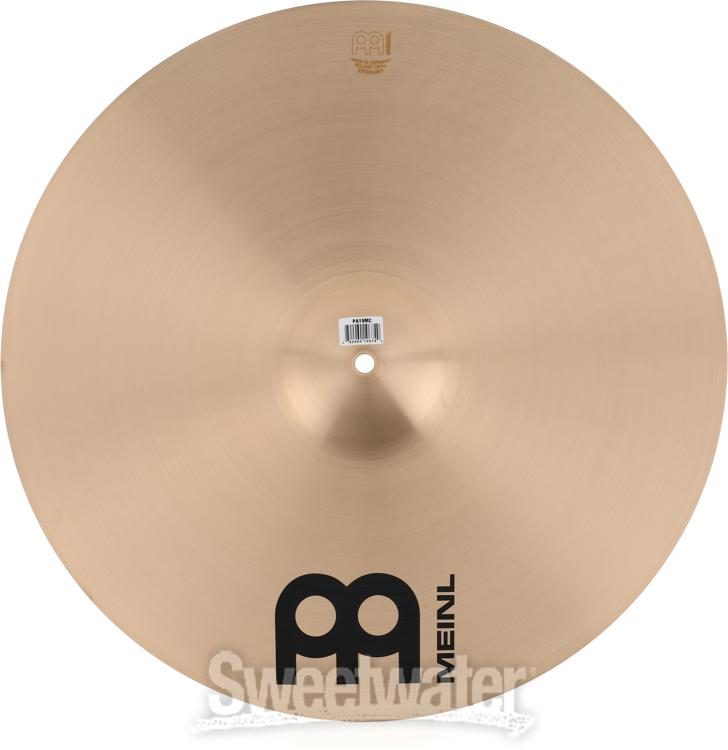 Meinl Cymbals 19 inch Pure Alloy Medium Crash Cymbal | Sweetwater