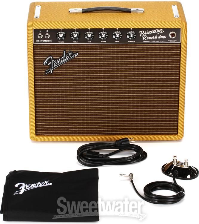 Fender '65 Princeton Reverb x 12-inch 12-watt Tube Combo Amp Lacquered  Tweed, Sweetwater Exclusive Reviews