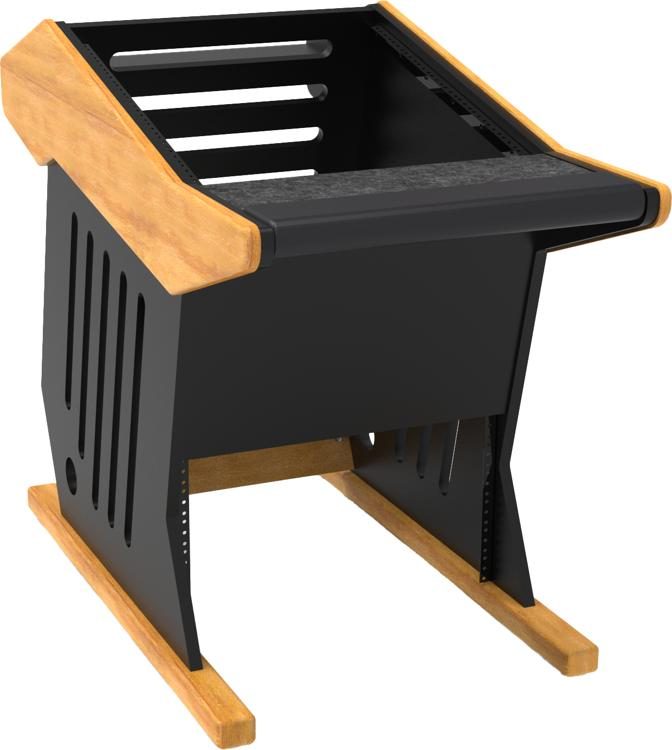 Zaor Maestro Solo 12+6 Studio Desk - Black Oak | Sweetwater