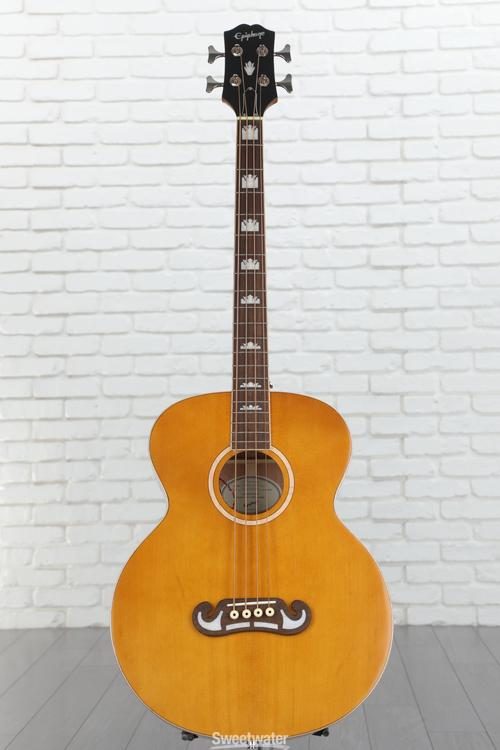 Epiphone El Capitan J-200 Studio Acoustic-electric Bass Guitar