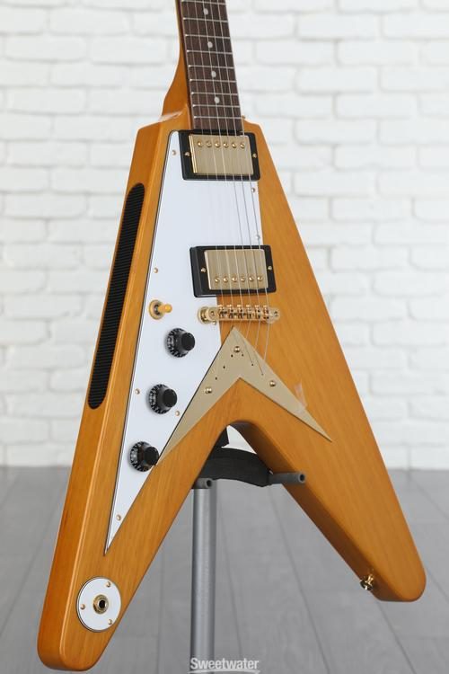 Epiphone 1958 Korina Flying V Left-handed Electric Guitar - Natural