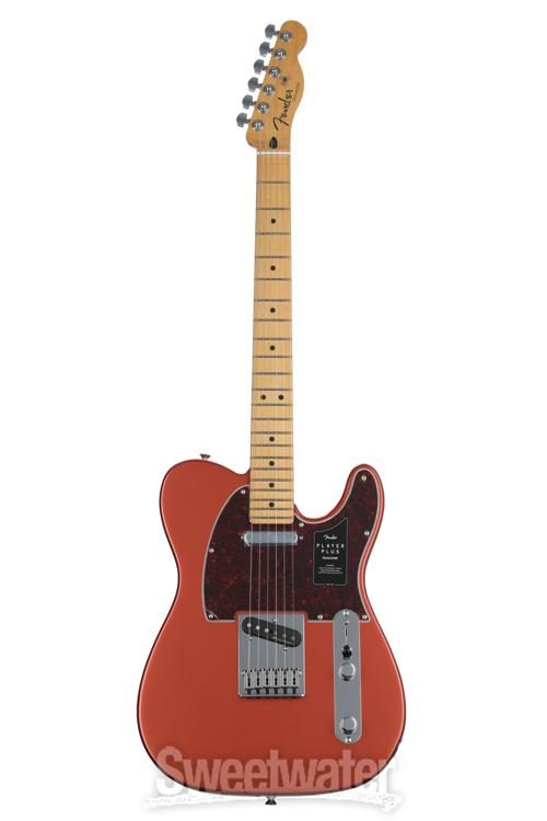 Fender Player Plus Telecaster - Aged Candy Apple Red with Maple Fingerboard