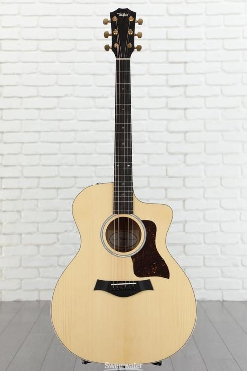 Taylor 214ce-K Deluxe Acoustic-Electric Guitar - Natural with