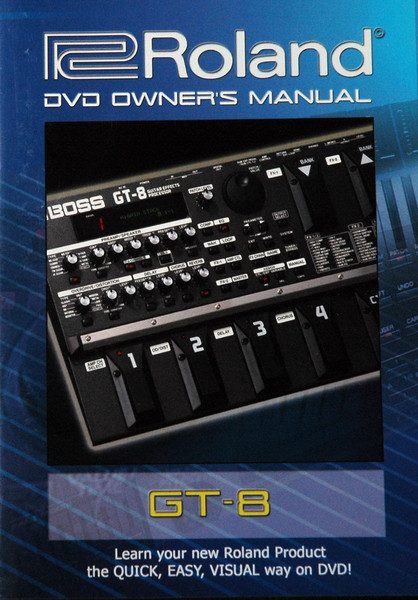 Boss GT-8 DVD Owner's Manual | Sweetwater