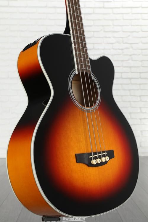 Takamine GB72CE Jumbo Acoustic-electric Bass Guitar - Sunburst