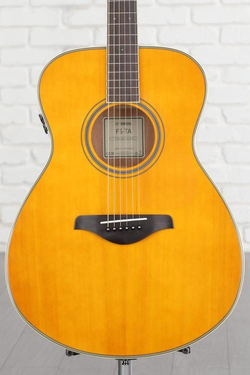 Yamaha FS-TA TransAcoustic Concert Acoustic-electric Guitar - Vintage Tint