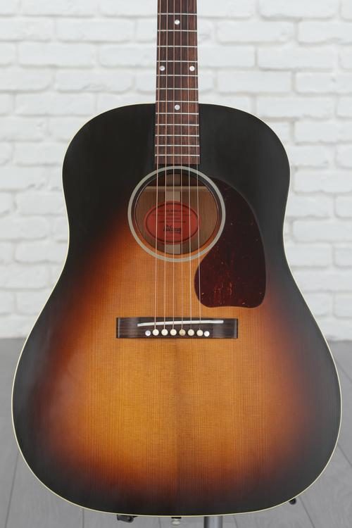 Gibson Acoustic 1942 Banner J-45 Acoustic Guitar - Vintage Sunburst VOS