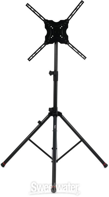 Gator Frameworks GFW-AV-LCD-25 Deluxe Quad Legged LCD/LED Stand with LiftEEZ