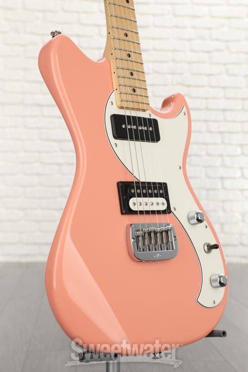 G&L Fullerton Deluxe Fallout Electric Guitar - Sunset Coral