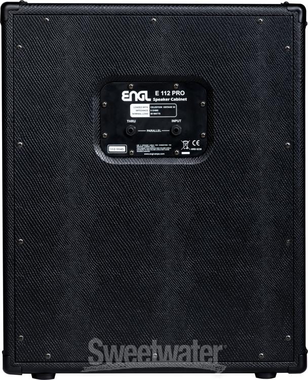 ENGL Amplifiers E112VSB 1 x 12-inch Angled Guitar Cabinet - Black