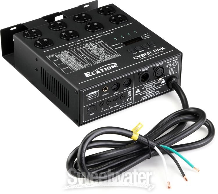 Elation Cyber Pak 4-channel Dimmer/Chase/MIDI Relay Pack