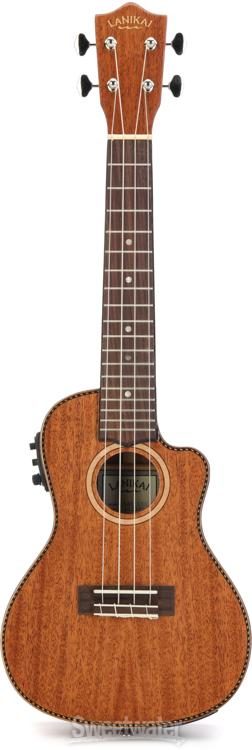 Lanikai MAS-CEC All Solid Mahogany Ukulele with Cutaway