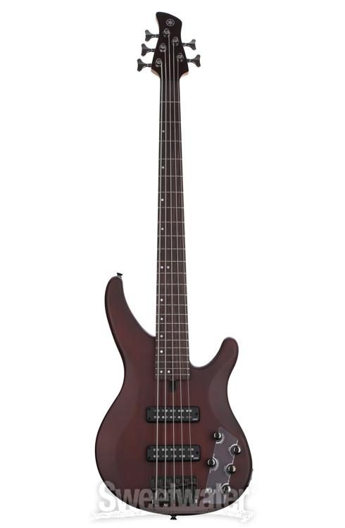 Yamaha TRBX505 5-string Bass Guitar - Translucent Brown
