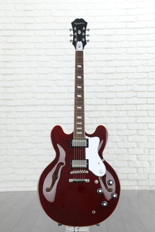 Epiphone Noel Gallagher Riviera Semi-hollow Electric Guitar - Dark Red Wine