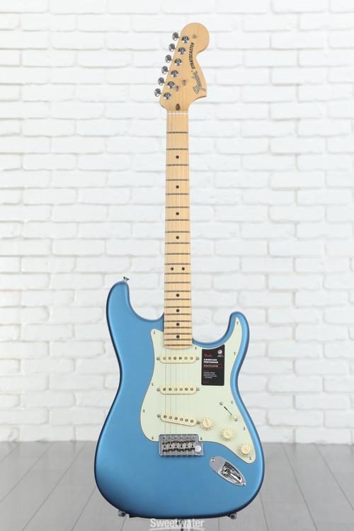 Fender American Performer Stratocaster - Satin Lake Placid Blue