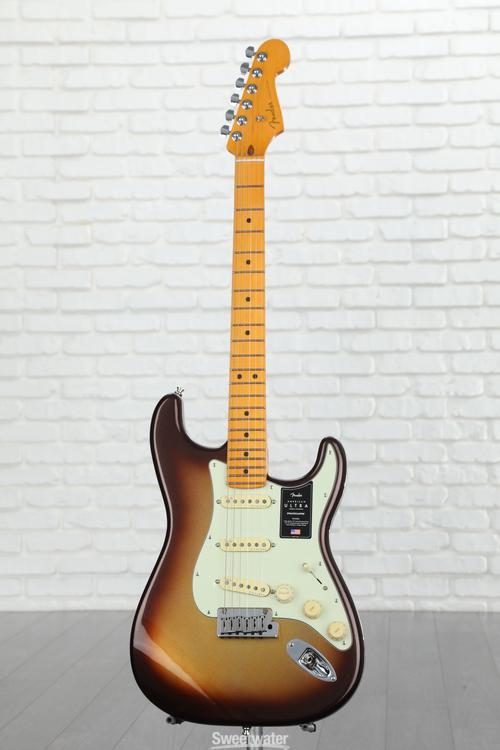 Fender American Ultra Stratocaster - Mocha Burst with Maple