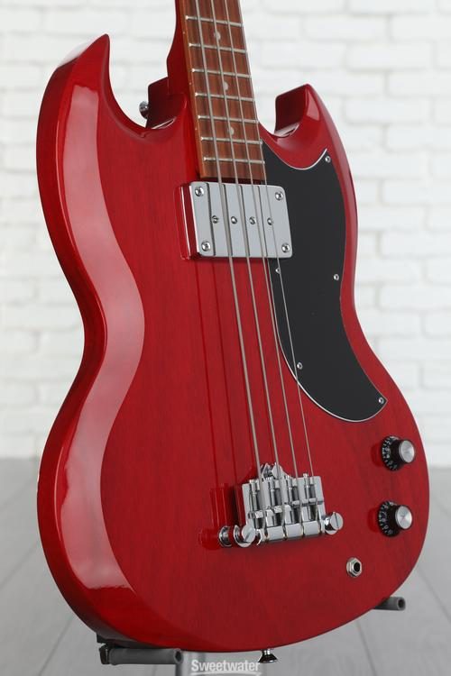 Epiphone SG EB-0 Bass Guitar - Cherry Reviews | Sweetwater