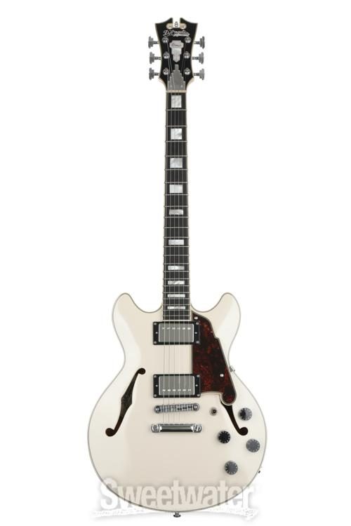 D'Angelico Premier Mini DC Electric Guitar - Champagne with