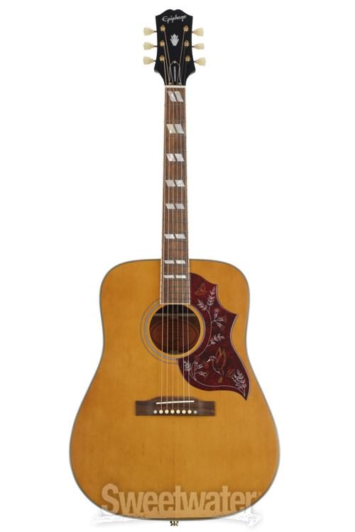 Epiphone Hummingbird Acoustic Guitar - Aged Natural Antique Gloss