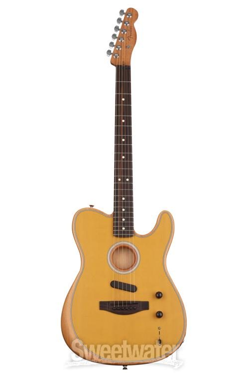 Fender Acoustasonic Player Telecaster Acoustic-electric Guitar -  Butterscotch Blonde with Rosewood Fingerboard