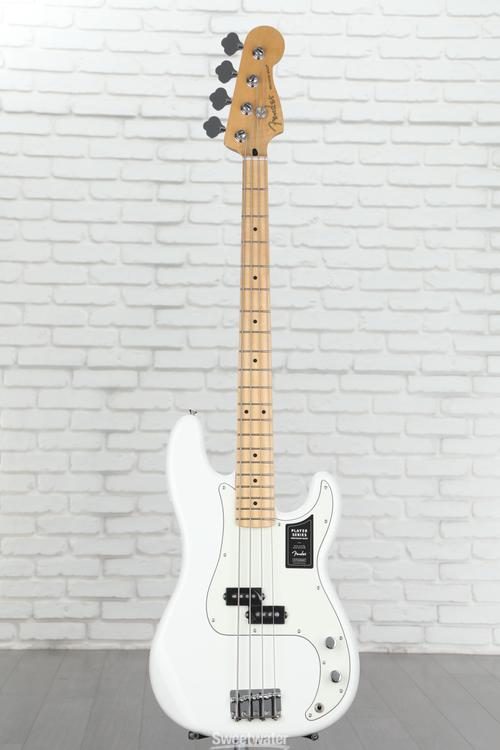 Fender Player Precision Bass - Polar White with Maple Fingerboard