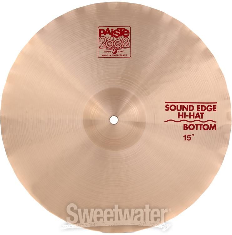 Paiste 15-inch 2002 Sound Edge Hi-hat Cymbals