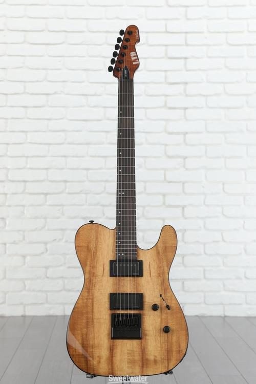 ESP LTD TE-1000 EverTune Koa Electric Guitar - Natural Gloss