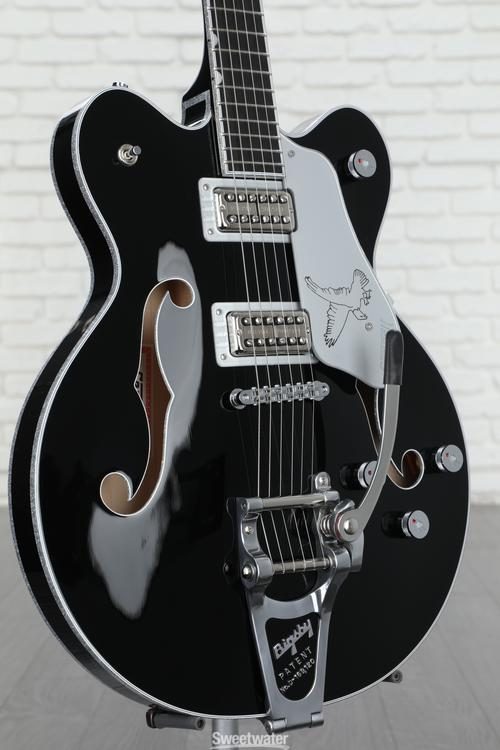 Gretsch G6636T Player's Edition Silver Falcon Center Block Double-Cut  Semi-hollow Electric Guitar - Black