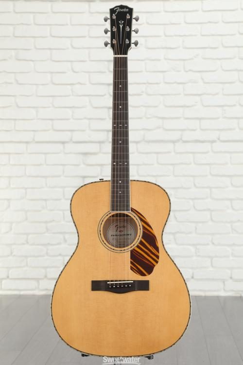 Fender Paramount PO-220E Orchestra Acoustic-electric Guitar - Natural