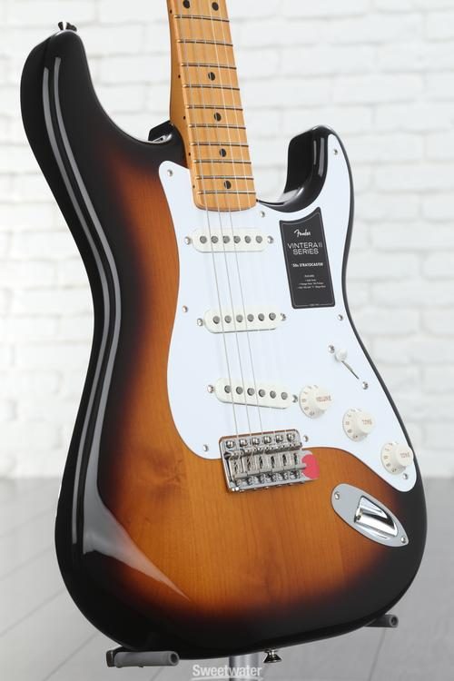 Fender Vintera II '50s Stratocaster Electric Guitar - 2-color Sunburst with  Maple Fingerboard