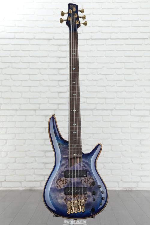 Ibanez Premium SR2605 Bass Guitar - Cerulean Blue Burst