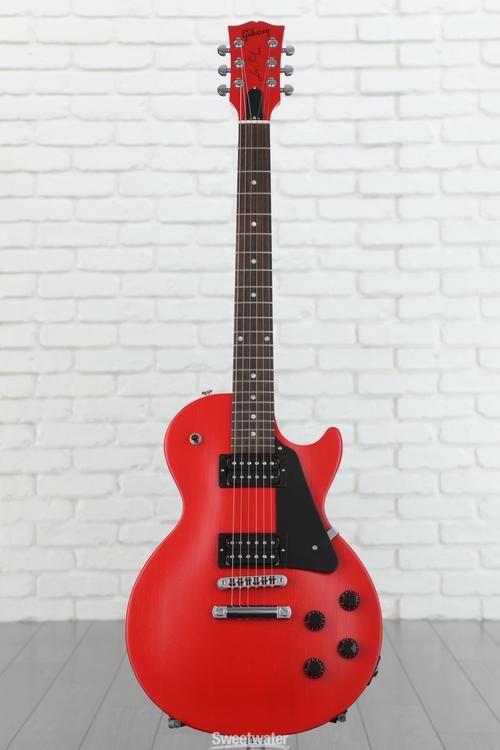 Les Paul Modern Lite Electric Guitar - Cardinal Red Satin - Sweetwater