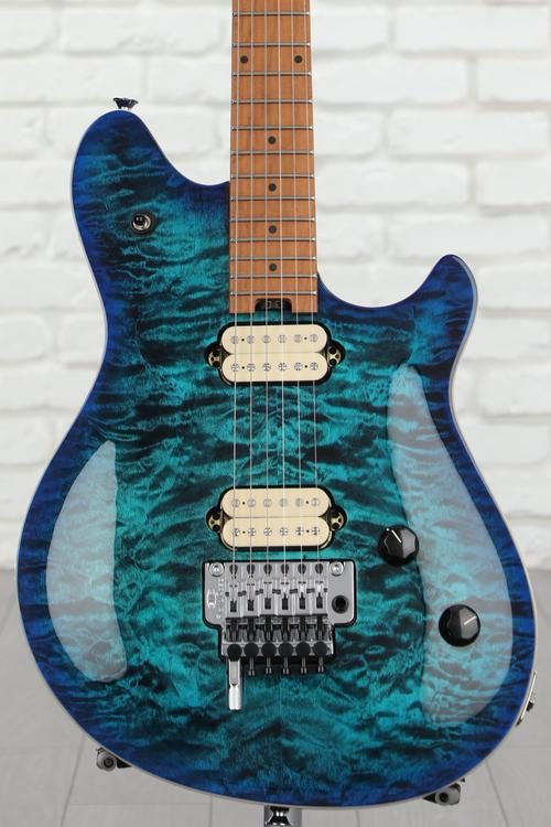 EVH Wolfgang Special QM Electric Guitar - Chlorine Burst with Baked Maple  Fingerboard