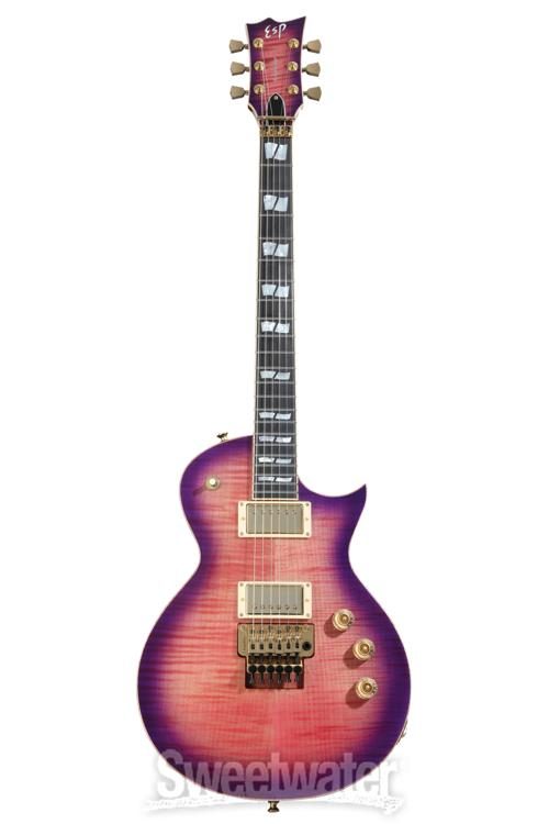 ESP USA Eclipse Floyd Rose Electric Guitar - Cranberry