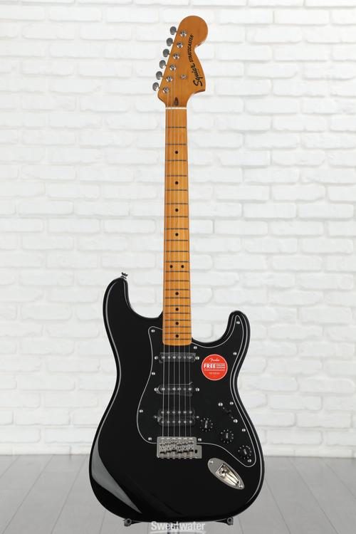 Squier Classic Vibe '70s Stratocaster HSS - Black with Maple Fingerboard