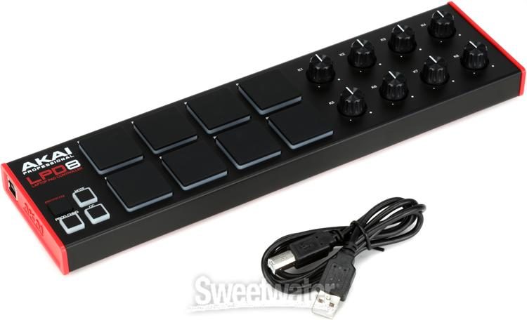 Hovedløse skuffe Sorg Akai Professional LPD8 mk2 Mini 8-pad USB Controller | Sweetwater